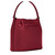 Michael Kors Outlet Carson Medium Pebbled Leather Convertible Bucket Crossbody Bag (Maroon) 35R6S2ZS6T-Maroo