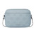 Michael Kors Jet Set Travel Large Logo Debossed Camera Crossbody Bag (Pale Ocean) 35S6GTVC7V-Pale Ocean