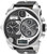 Diesel Men's DZ7125 Black SBA Oversized Analog-Digital Black and Silver Dial