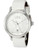 Invicta Women's 'Angel' Quartz Stainless Steel and Leather Dress Watch, Color:White (Model: 23182) …