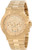 Invicta Men's 1266 Specialty Chronograph Gold Tone Dial 18k Gold Ion-Plated W...