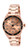 Invicta Men's 15185 Pro Diver Quartz 3 Hand Rose Gold Dial Watch