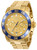 Invicta Men's 22227 Pro Diver Quartz Chronograph Gold Dial Watch