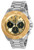 Invicta Men's 22398 Speedway Quartz Chronograph Gold, Black Dial Watch