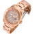 Invicta Women's 22708 Angel Quartz 3 Hand Rose Gold Dial Watch