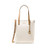 MICHAEL MICHAEL KORS Hayley Large Convertible Tote (Vanilla Acorn) 30S7GH3T9B-149