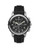 Fossil Men's FS4613 Black Silicone Quartz Watch with Black Dial