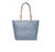 MICHAEL Michael Kors  Bedford Top Zip Tote in blue with Silver Hardware