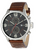 Tommy Hilfiger Men's 1790892 Casual Sport Brown Leather Multi-Eye Watch