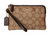 COACH Women's Box Program Signature Jacquard Small Wristlet Li/Khaki/Brown One Size …  16113B-LIC7C