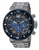 Invicta Men's 25074 Pro Diver Quartz Chronograph Black, Blue Dial Watch