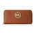 Michael Kors Fulton Zip Around Continental - Brown