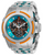 Invicta Men's 25307 Jason Taylor Quartz 3 Hand Black, Aqua Dial Watch