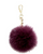 Michael Kors Medium Fur Pom Pom Charm Keychain FOB ( Plum) 35F7GKCK6F-535