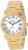 Invicta Women's 14374 Angel Silver Dial Diamond-Accented 18k Gold Ion-Plated ...