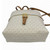 MICHAEL Michael Kors Rhea Medium Slim Backpack (Signature Vanilla)