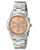 Invicta Women's 0462 Angel Quartz Chronograph Rose Gold Dial Watch