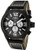 Invicta Men's 1430 II Collection Black Stainless Steel and Leather Watch [Wat...
