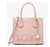 Michael Michael Kors Mercer Leather Medium Love Detailed Messenger Handbag in Soft Pink 30H7GM9M60-187