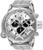 Invicta Men's 26460 Russian Diver Quartz 3 Hand Silver, Black Dial Watch