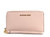 MICHAEL KORS Jet Set Travel Large Flat Multifunction Wallet in Soft Pink