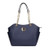 Michael Kors Navy Saffiano Leather Jet Set Travel Chain Shoulder Tote Bag 35F8GTVE3L-406