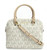 Michael Kors Cindy Medium Dome Satchel, Color Vanilla with Gold Hardware