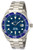 Invicta Men's 12563 Pro Diver Quartz 3 Hand Blue Dial Watch