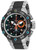 Invicta Men's 25300 Jason Taylor Quartz Chronograph Black, Aqua Dial Watch