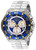 Invicta Men's 26569 Reserve Quartz Chronograph Silver, Blue Dial Watch