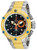 Invicta Men's 25301 Jason Taylor Quartz Chronograph Black, Aqua Dial Watch