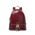 MICHAEL Michael Kors Rhea Medium Crinkled Calf Leather Backpack - Oxblood 30H8GEZB3T-610