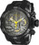 Invicta Men's 25721 Reserve Quartz 3 Hand Black, Yellow Dial Watch