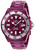 Invicta Men's 27541 Pro Diver Quartz 3 Hand Burgundy Dial Watch