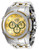 Invicta Men's 27849 Bolt Quartz 3 Hand Gold, Green Dial Watch
