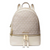 MICHAEL Michael Kors Rhea Zip Medium Backpack (Natural/Cream) 30T9LEZB2J-959