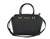 Michael Kors Selma Black Saffiano Leather Medium Top Zip Satchel Bag 35H8GLMS2L-001