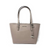 Michael Kors Jet Set Travel Medium Carryall Saffiano Leather Tote Bag in Cement