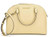 Michael Kors Emmy Large Dome Satchel Saffiano Leather Studded Scalloped Edge Shoulder Bag Purse Handbag (Bisque) 35T9GY3S3L-Bisqu