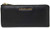 Michael Kors Jet Set Large Three Quarter Zip Around Pebbled Leather Wallet (Black) 35H8GTVZ3L-001
