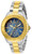 Invicta Women's 29111 Angel Quartz 3 Hand Gold, Blue Dial Watch