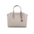 Michael Kors Large Ciara Top Zip Womens Saffiano Leather Satchel (Pearl Grey) 35H5GC6S3L-081