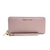 Michael Kors Jet Set Travel Continental Zip Around Leather Wallet Wristlet (Blossom) 35T7GTVE7L-656