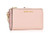 Michael Kors Jet Set Travel Double Zip Saffiano Leather Wristlet Wallet (Blossom) 35F8GTVW0L-656