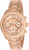 Invicta Women's 21424 Angel Quartz Chronograph Rose Gold Dial Watch