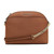 Michael Kors Emmy Saffiano Leather Medium Crossbody Bag (Luggage Saffiano) 35S9GTVC2L-230