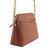 Michael Kors Emmy Saffiano Leather Medium Crossbody Bag (Luggage Saffiano) 35S9GTVC2L-230