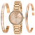 Invicta Women's 29272 Angel Quartz 3 Hand Rose Gold Dial Watch