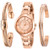 Invicta Women's 29325 Angel Quartz 3 Hand Rose Gold Dial Watch