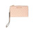 Michael Kors Jet Set Travel Double Zip Saffiano Leather Wristlet Wallet (Ballet PVC/Rose Gold Hardware) 35H9RTVW0B-857